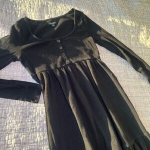 Baby Doll- Wild Fable Black Long Sleeve Dress
